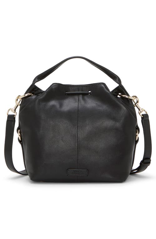 Vince Camuto Pippa Stud Leather Bucket Bag In Blue