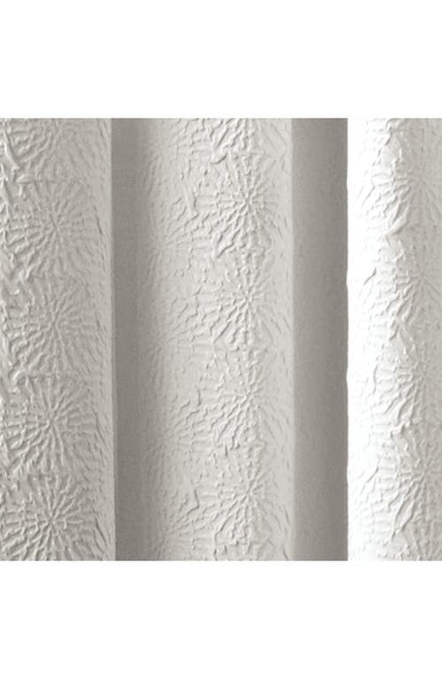 Dkny Chrysanthemum Curtain Panel, 63 X 50 In White