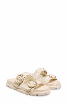 Stuart Weitzman Benni Crochet Slide Sandal