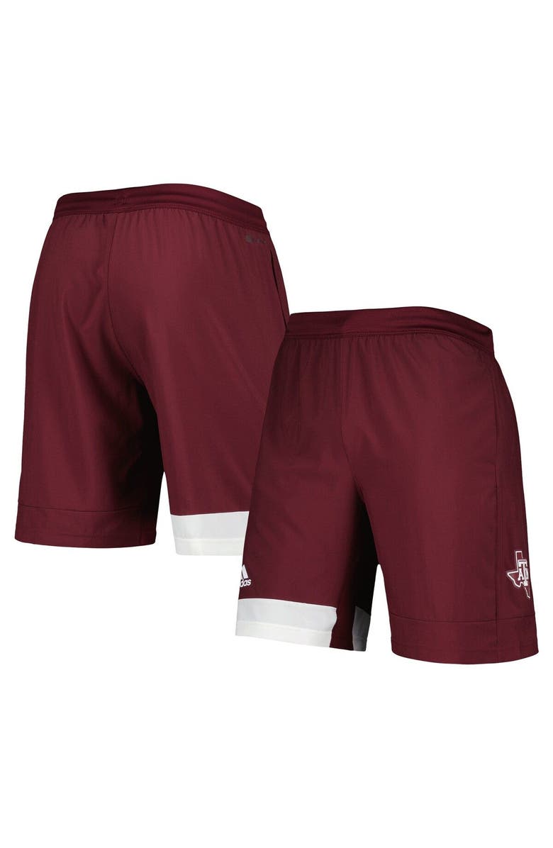 adidas Men's adidas Maroon Texas A&M Aggies AEROREADY Training Shorts, Main, color, Maroon