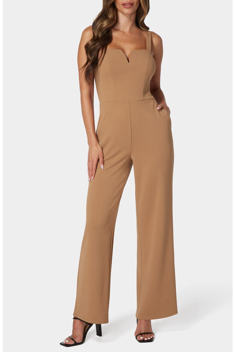 Wide Leg Jumpsuit, Main, color, CAMEL