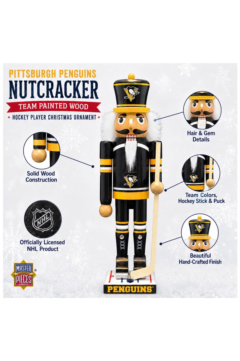 Pittsburgh Penguins Nutcracker, Alternate, color, Multicolor