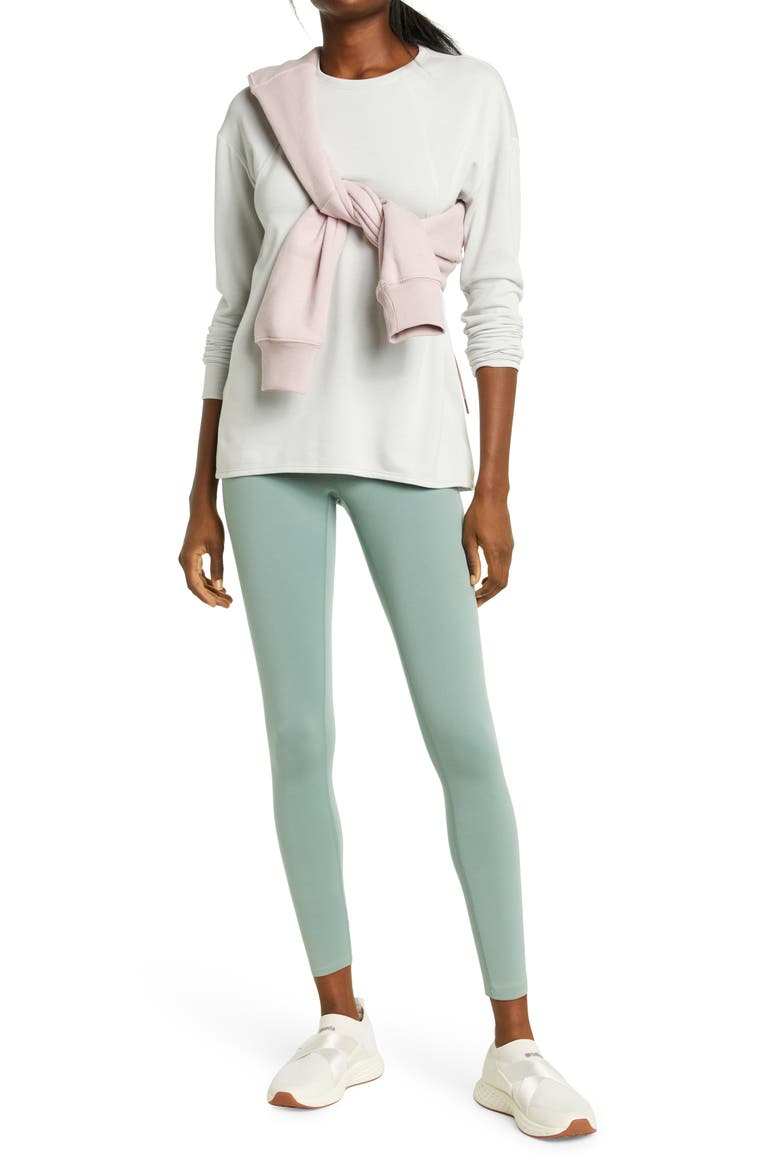 Cozy Long Sleeve Top, Alternate, color, GREY GLACIER