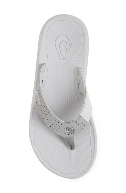 Olukai Ki Flip Flop In Gray