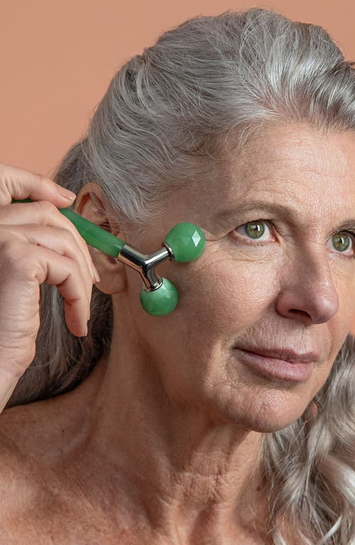 Mount Lai Jade Tension Melting Massager Tool In Green