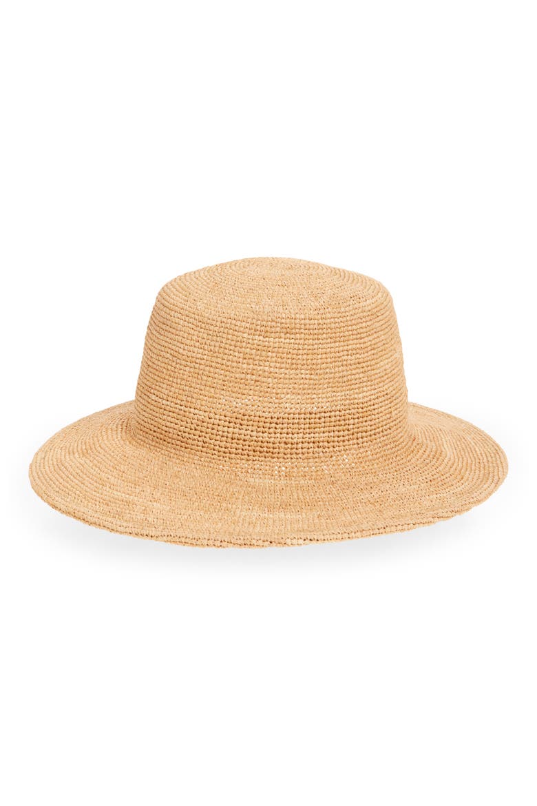 The Inca Straw Bucket Hat, Main, color, NATURAL