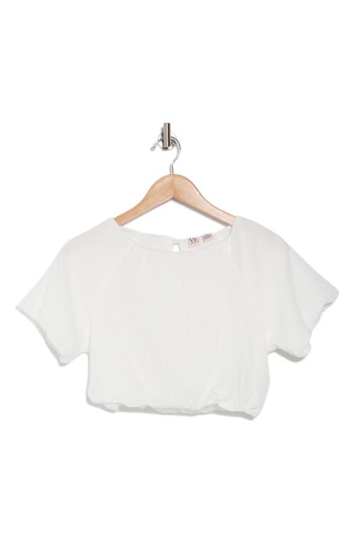 Love By Design Anna Bubble Hem Crop Top