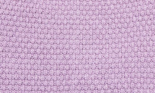 Portolano Popcorn Stitch Slouchy Beanie In Purple