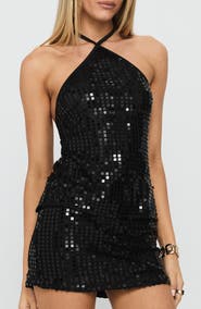 Princess Polly September Sunsets Sequin Halter Top