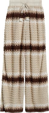 Ramy Brook Larsa Open Stitch Cover-Up Pants
