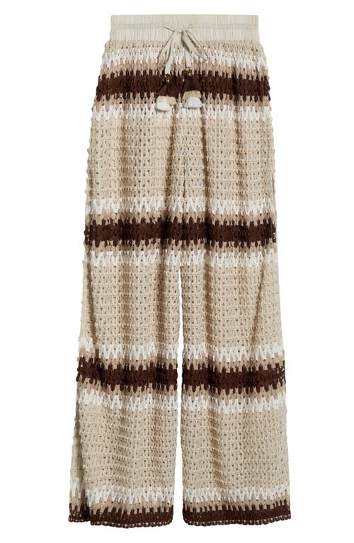 Ramy Brook Larsa Open Stitch Cover-up Pants In Multi