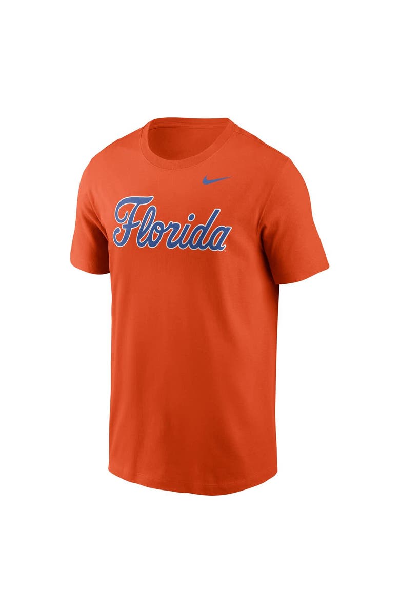 Nike Men's Nike Orange Florida Gators Baseball Wordmark T-Shirt, Alternate, color, 