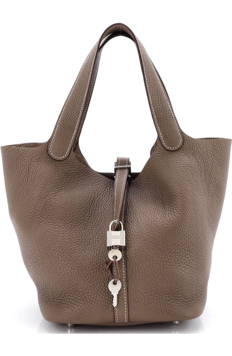 Pre-Owned Hermes Picotin Lock Bag Clemence MM, Main, color,