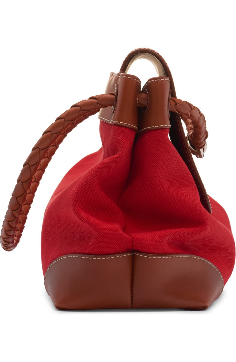 Bottega Veneta Andiamo Mixed Media Messenger Bag, Alternate, color, 6544 Sca/ Li W-Na/ Li W-V.s