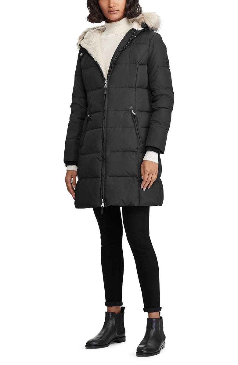 Lauren Ralph Lauren Quilted Parka, Alternate, color,