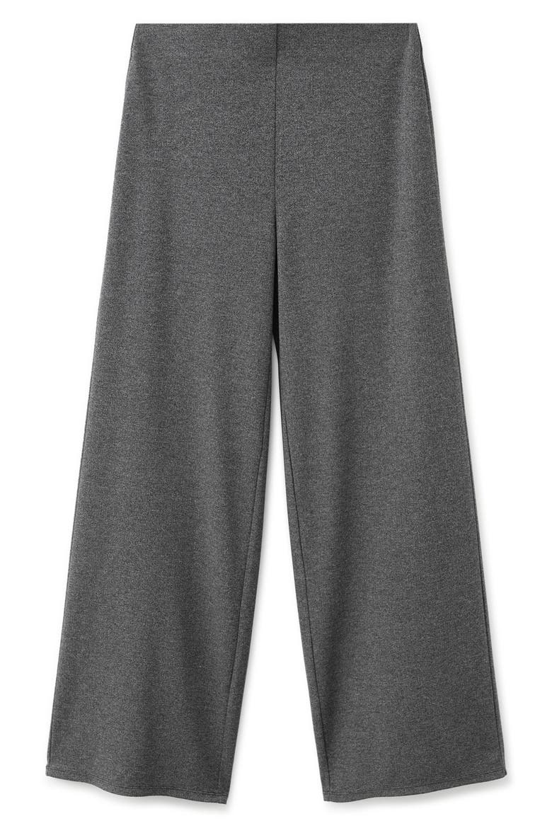 Straight Fit Elastic Waist Pants, Alternate, color, GREY