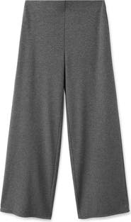 MANGO Straight Fit Elastic Waist Pants
