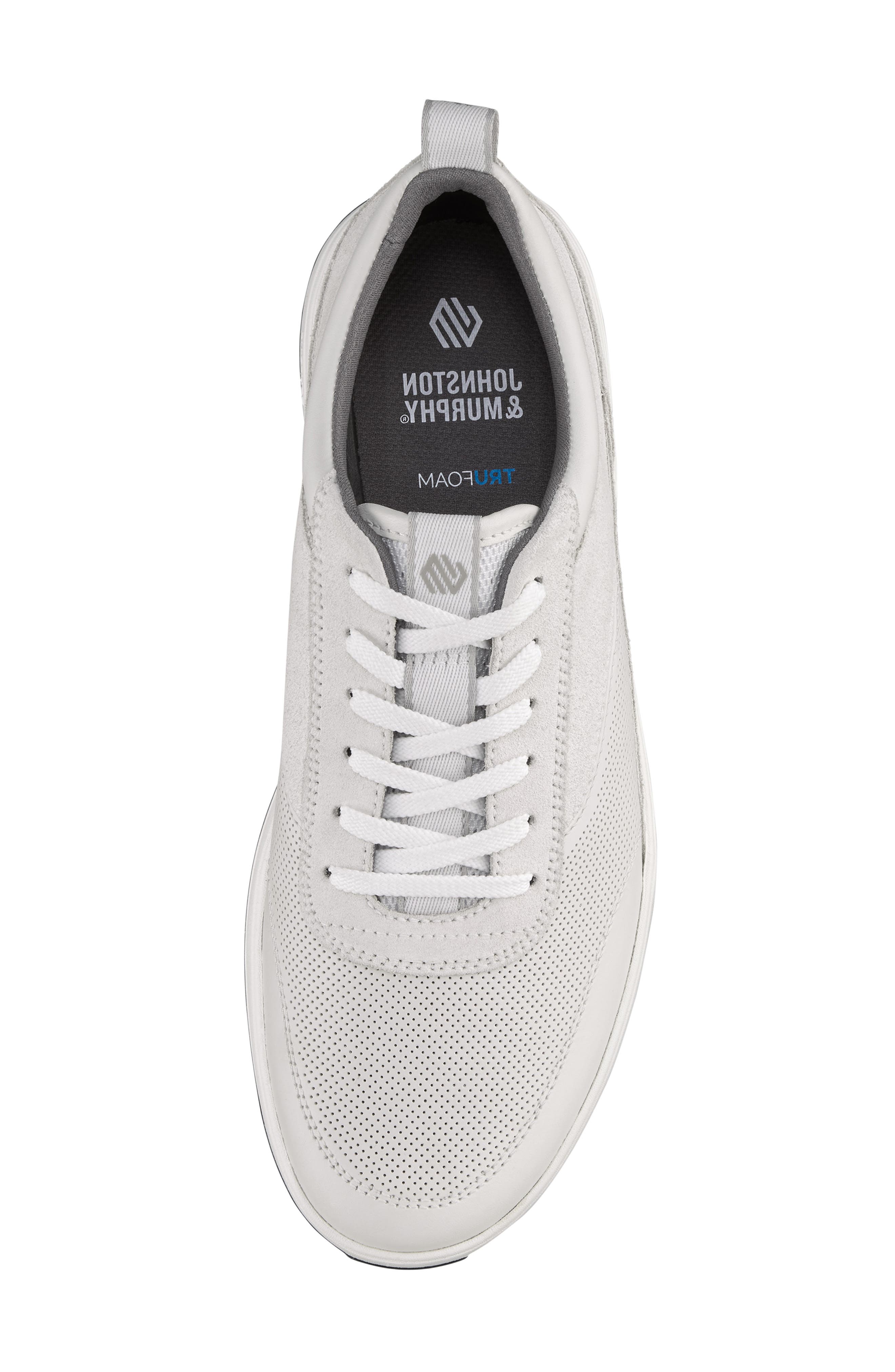Lucas Sneaker, Alternate, color, WHITE FULL GRAIN/ SUEDE