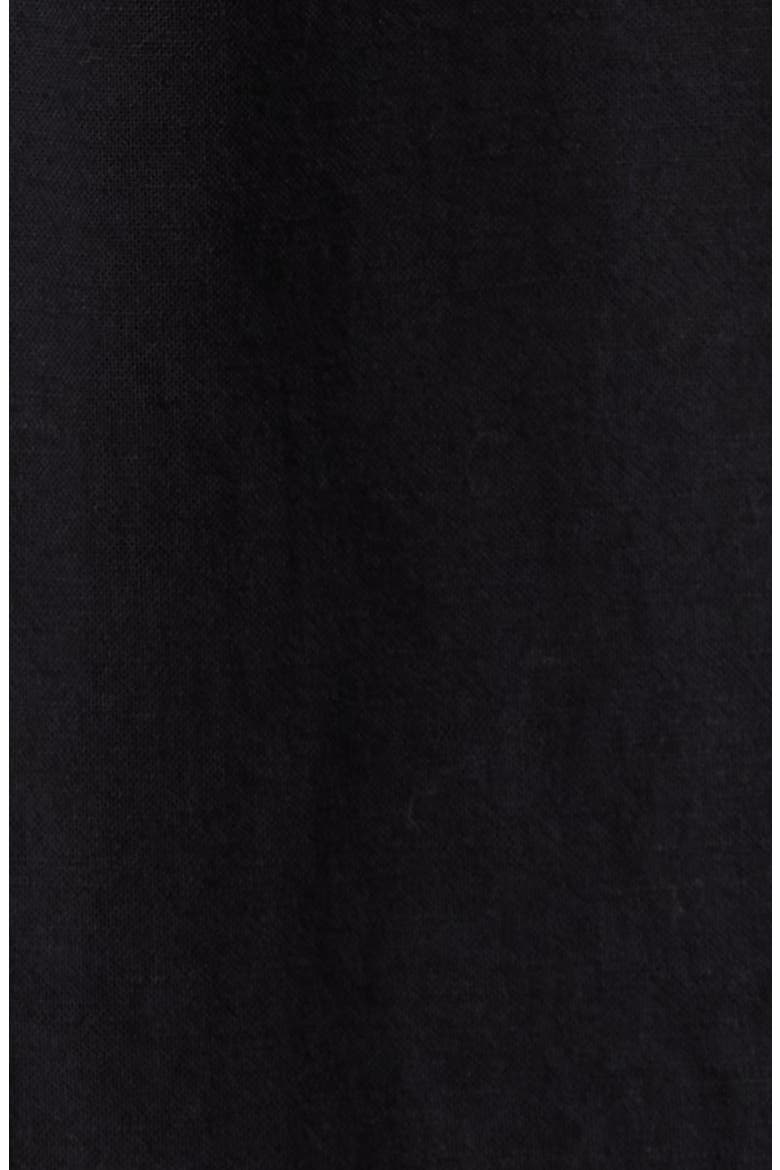 Classic Linen & Cotton Button-Up Shirt, Alternate, color, VINTAGE BLACK