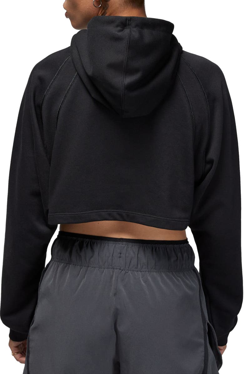Jordan Crop Cotton Blend Hoodie, Alternate, color,