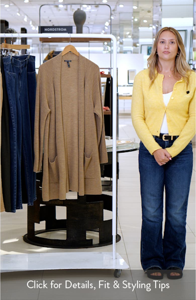 Open Front Wool Cardigan, sales video thumbnail