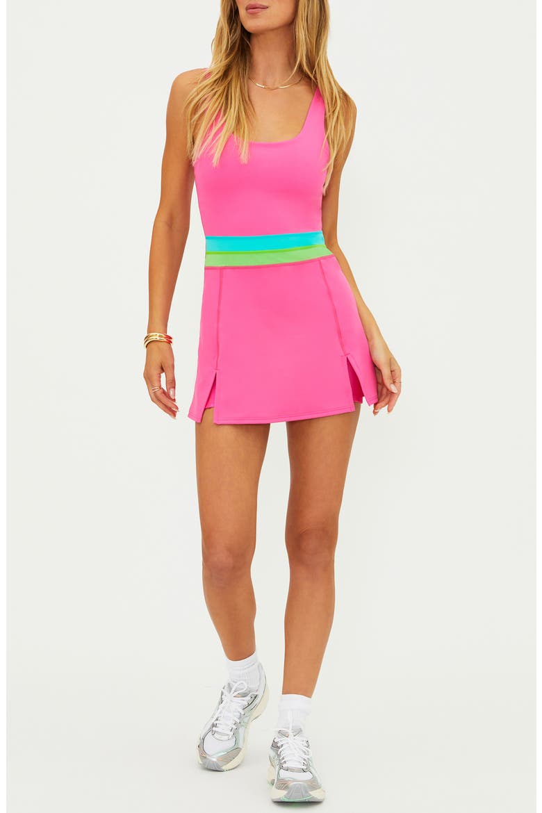 Remi Tennis Dress, Main, color, STRAWBERRY