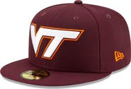 New Era Men's New Era Maroon Virginia Tech Hokies Basic 59FIFTY Team Fitted Hat