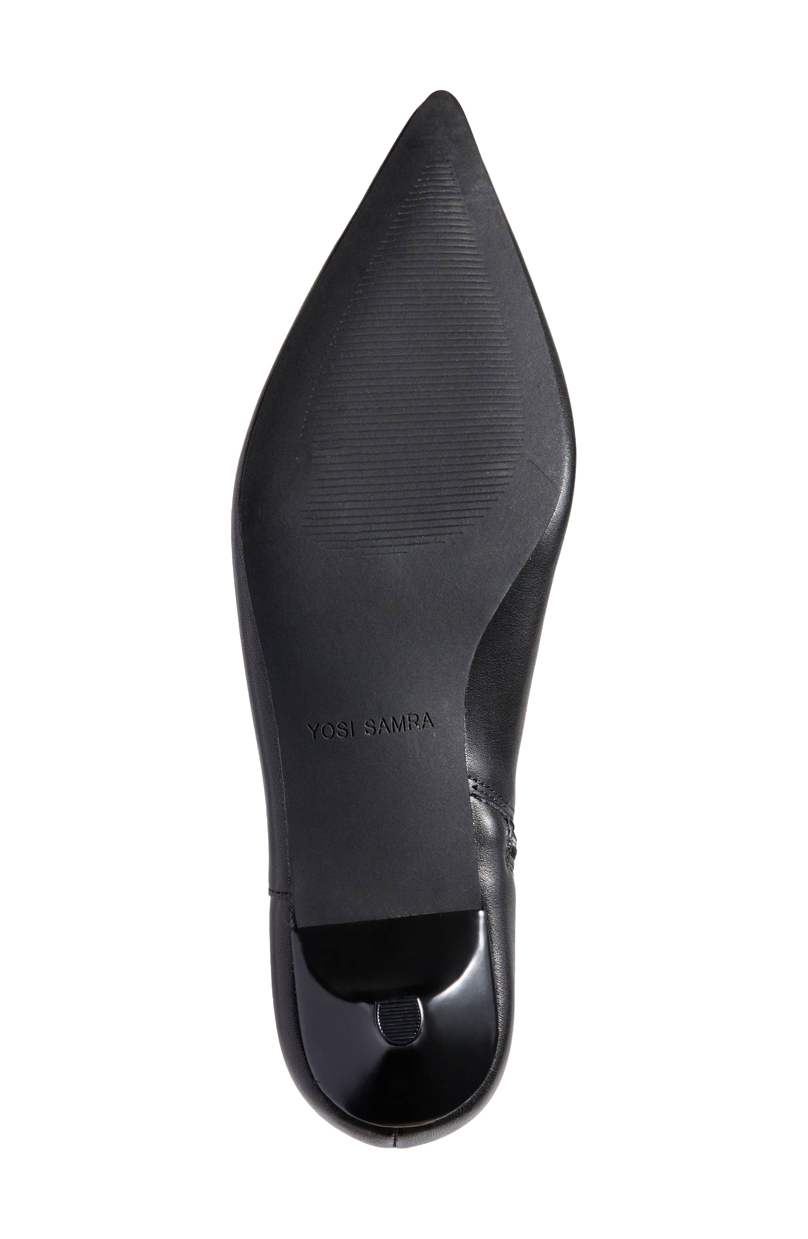 Soho Genuine Calf Hair Bootie, Alternate, color, BLACK