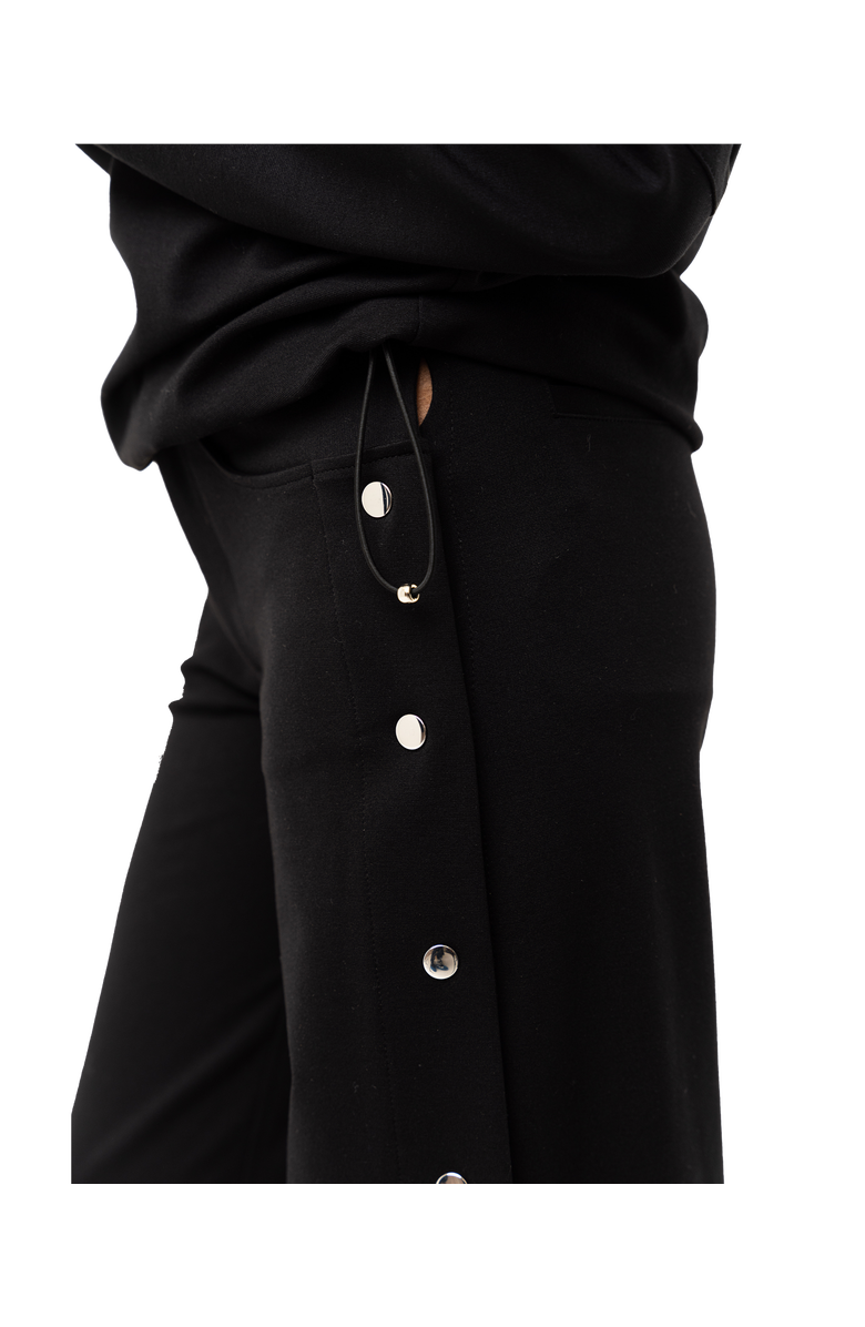 IZAYLA Sovana High Rise Snap Tear Away Pants, Alternate, color, Black