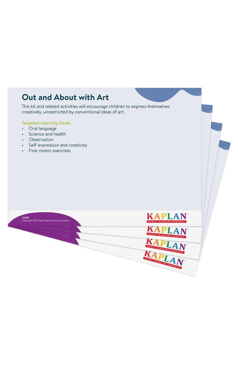 Kaplan Early Learning Company Out and About With Art Kit, Alternate, color, Multicolor