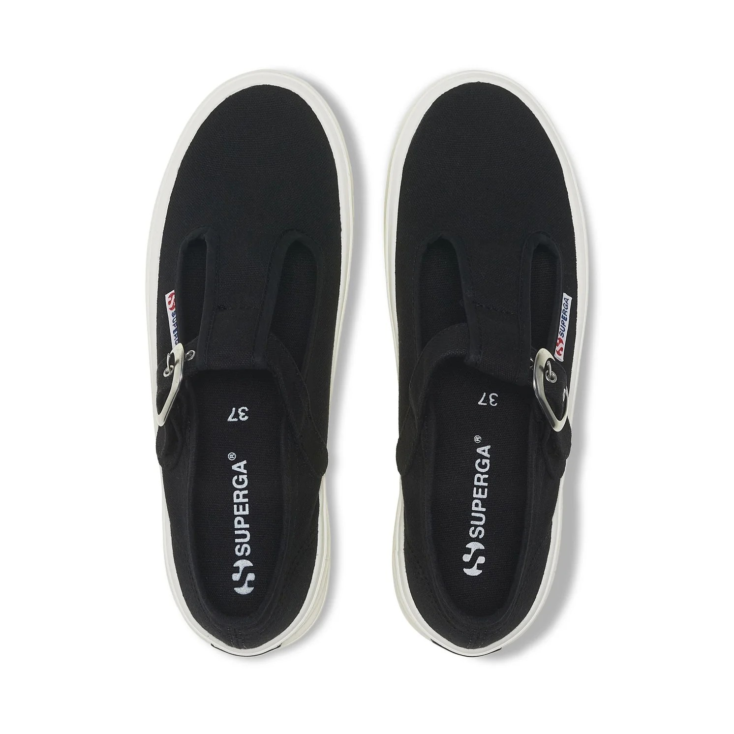 Superga 2541 Mary Jane Alpina Sneakers, Alternate, color, Black Avorio