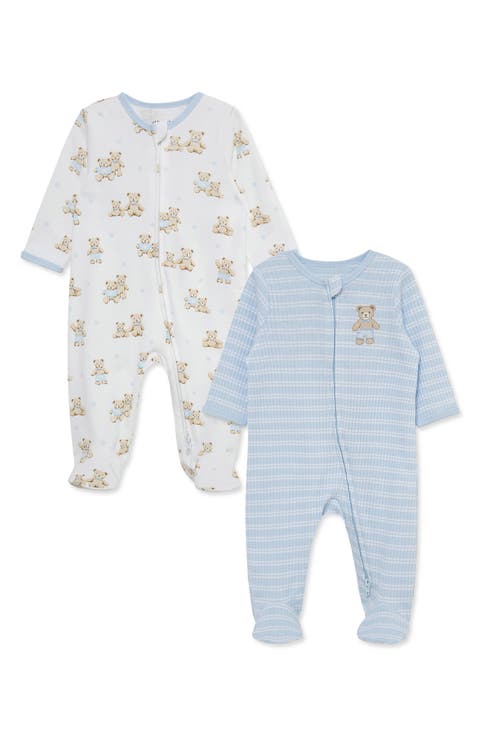Kids' 2-Pack Bears Footies