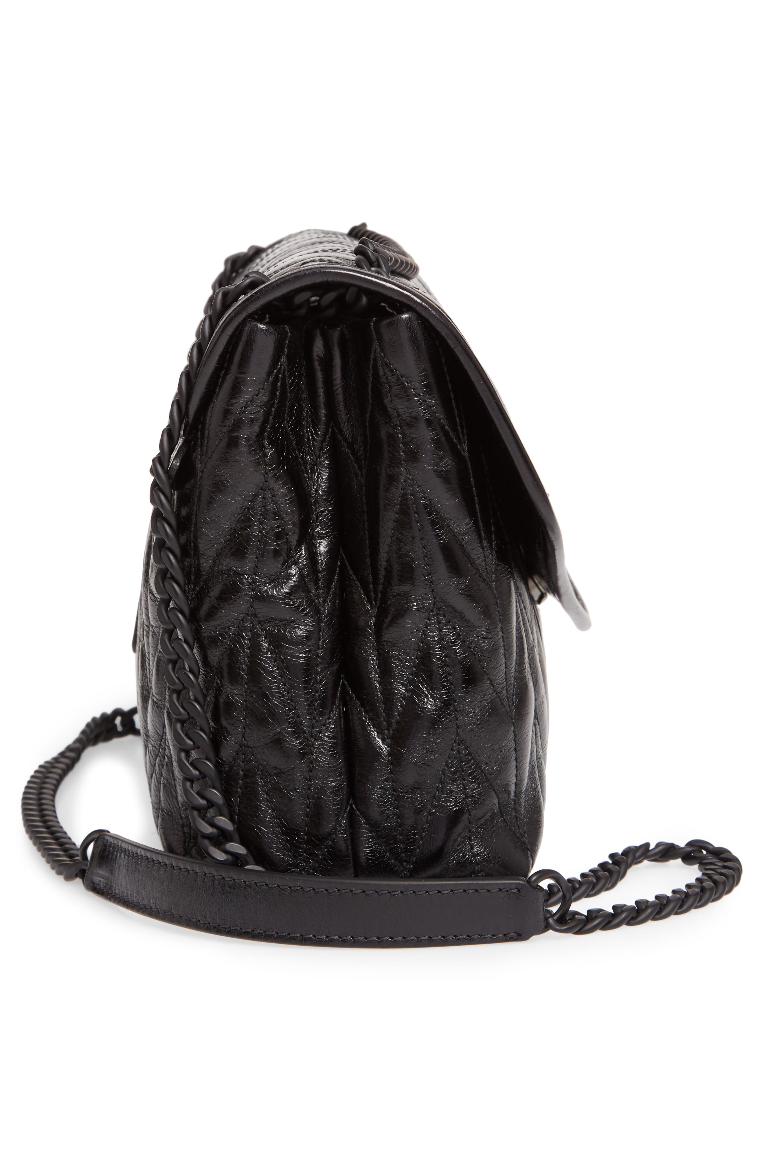 Miu Miu Matelassé Quilted Leather Shoulder Bag, Alternate, color, 