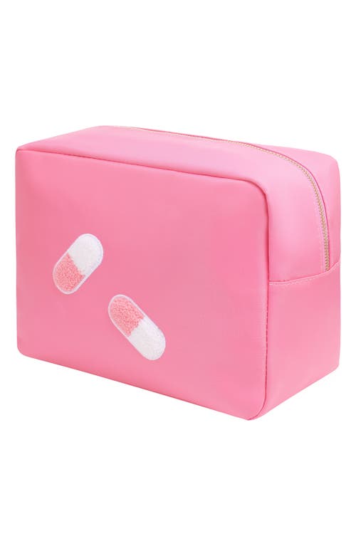 Bloc Bags Extra Large Pill Cosmetics Bag In Bubblegum Pink