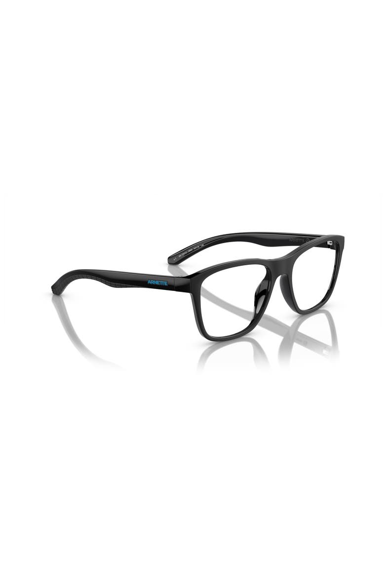 52mm Square optical glasses, Alternate, color, Black