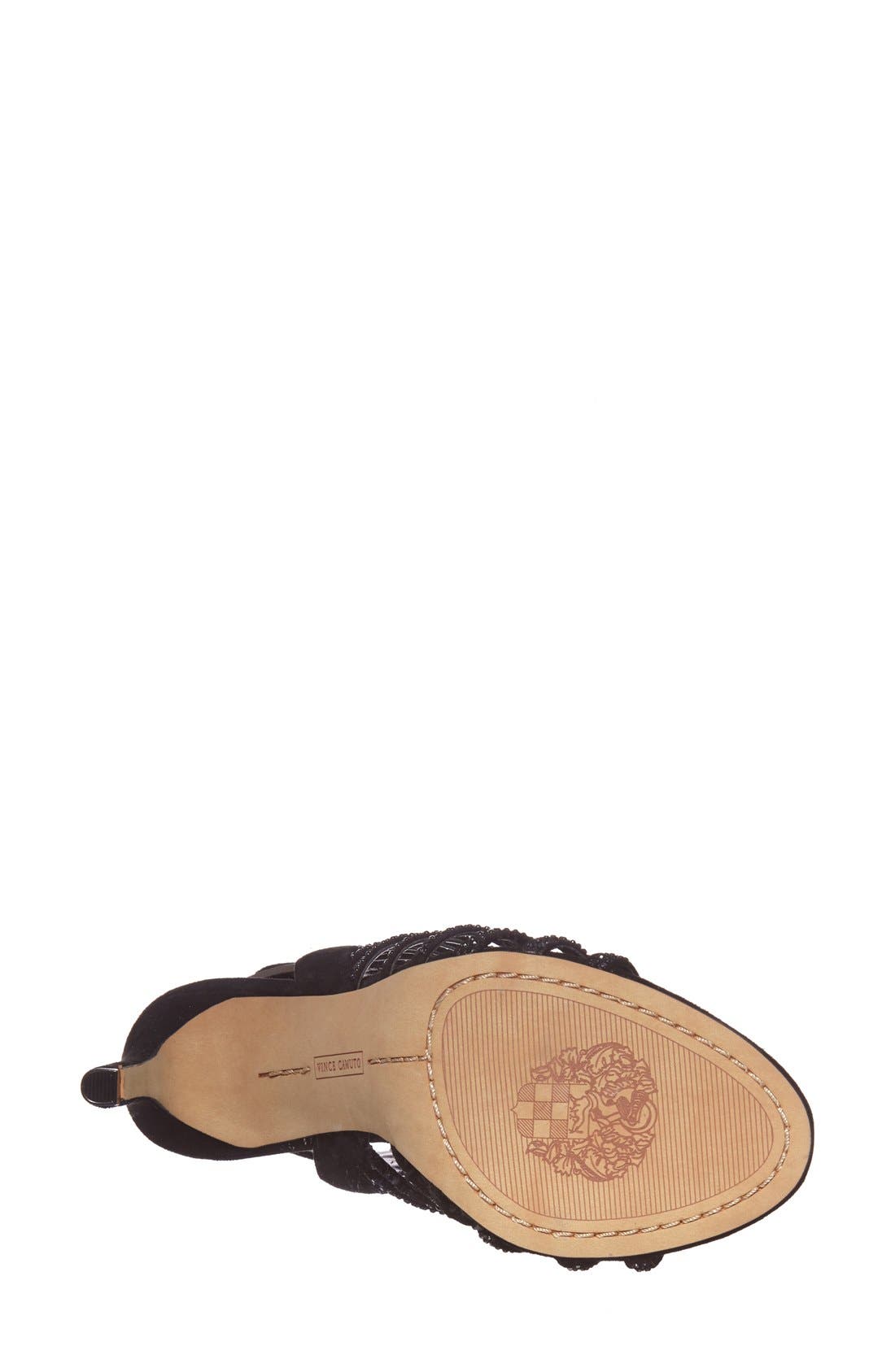 'Kipper' Sandal, Alternate, color, BLACK