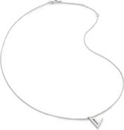 Monica Vinader Initial Pendant Necklace