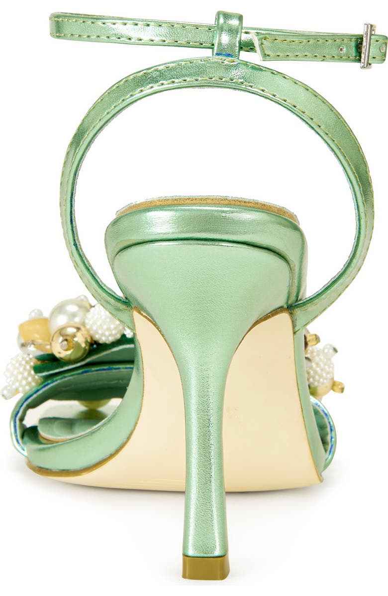 AZALEA WANG Candela Ankle Strap Sandal, Alternate, color, Green