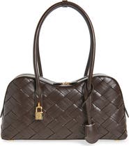 Stella McCartney Ryder Woven Faux Leather Shoulder Bag