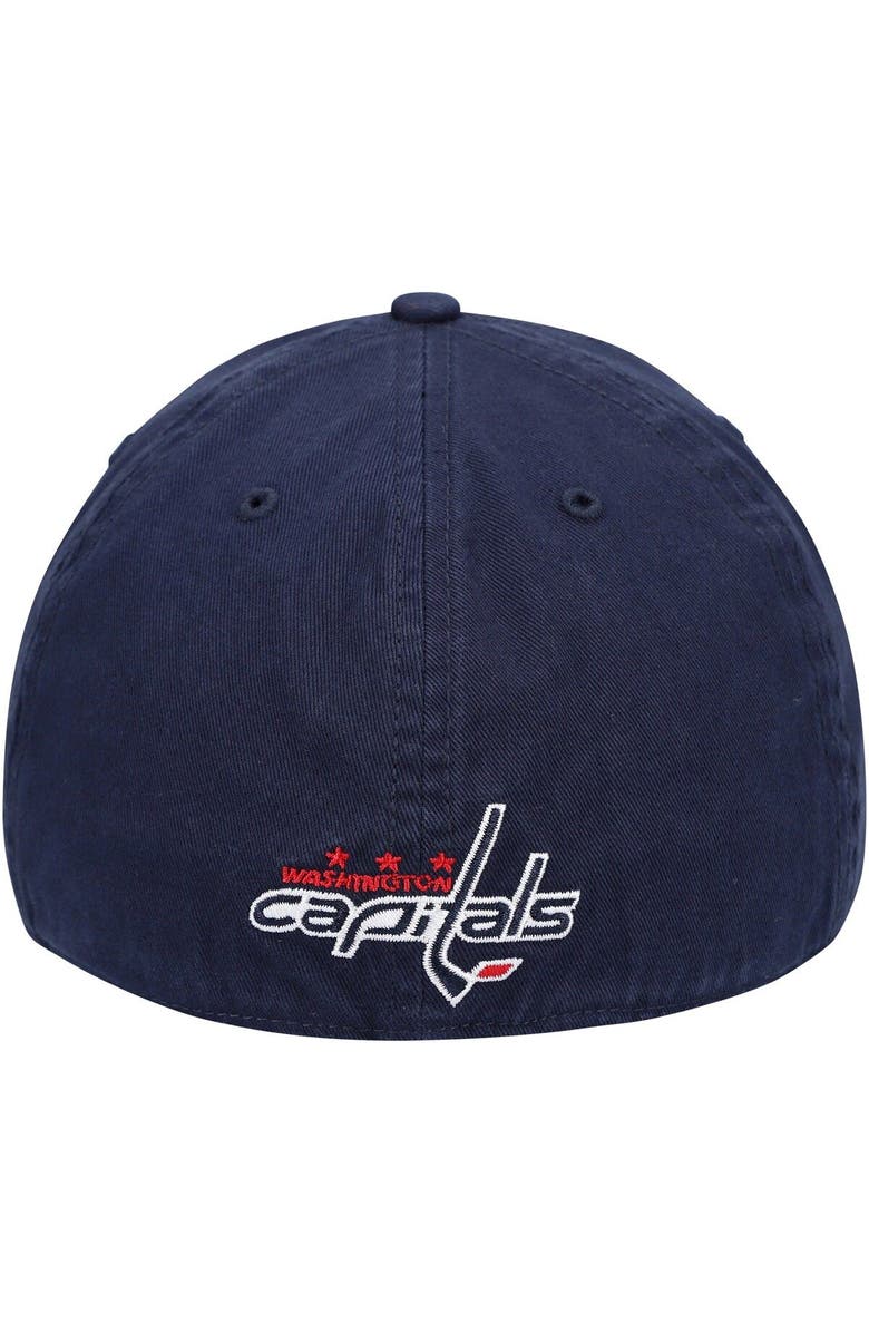'47 Men's '47 Navy Washington Capitals Logo Franchise Fitted Hat, Alternate, color,