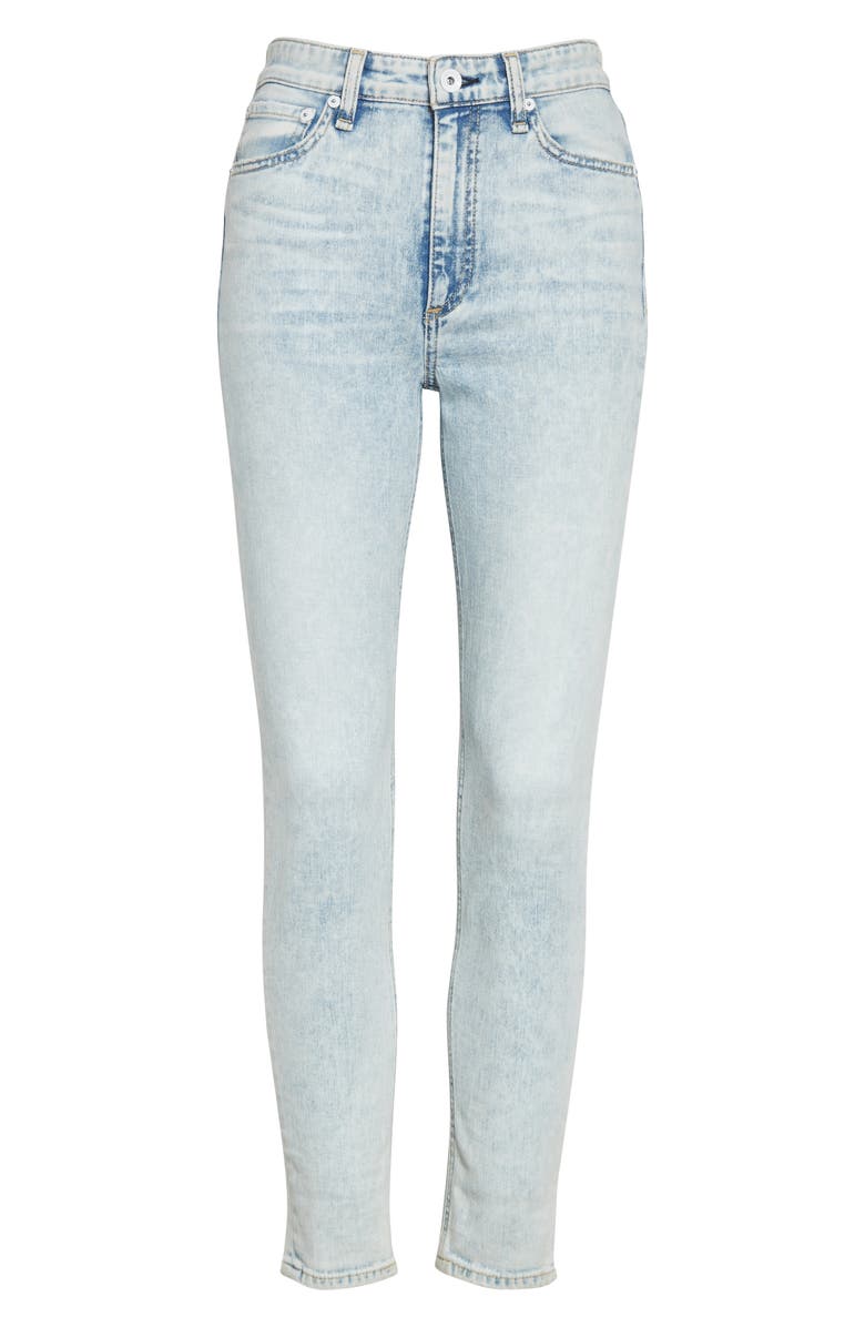 rag & bone Nina High Waist Skinny Jeans, Alternate, color, 