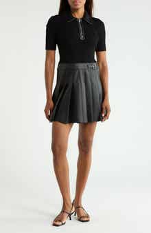 Linnie Mixed Media Minidress