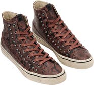 John Varvatos 315 Vulc Studded Leather Mid Top Sneaker