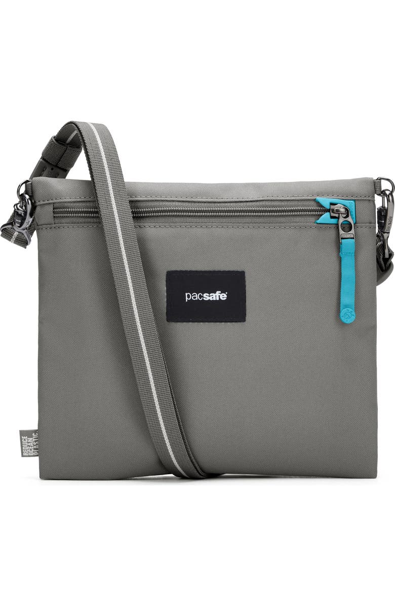 PACSAFE GO Crossbody Pouch, Main, color, Stone