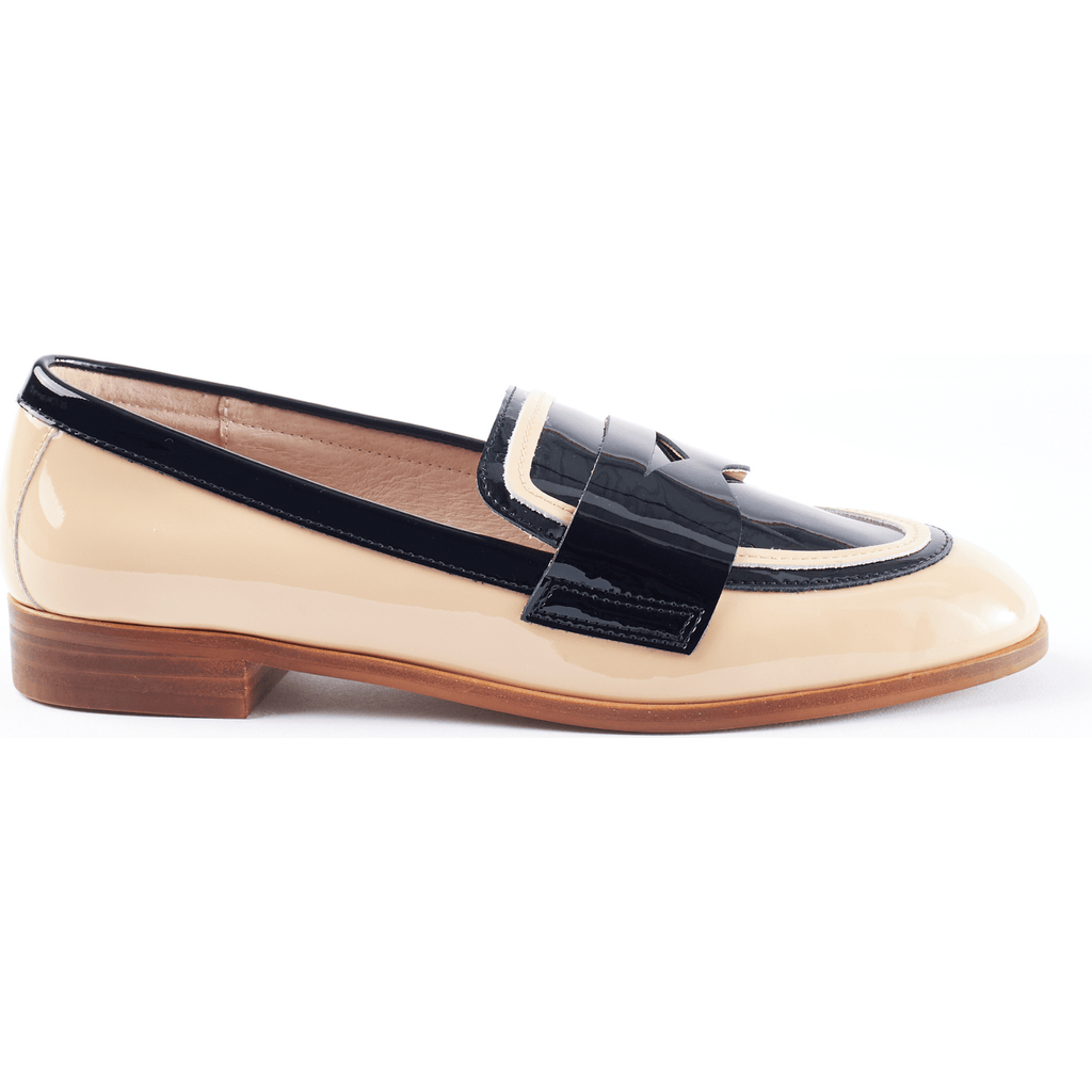 Cecelia New York Kali Loafer in Tan/black Multi