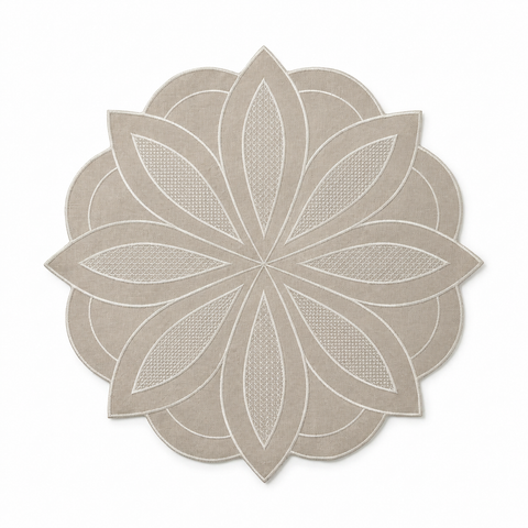 Flower Linen Placemat