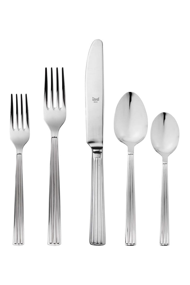Sole 5-Piece Place Setting, Main, color, STAINLESS STEEL