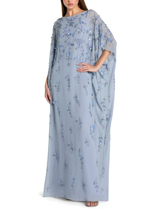 Embellished Mesh High Neck Trapeze Dress