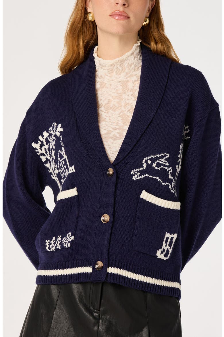Ayleen Cardigan, Alternate, color, NAVY