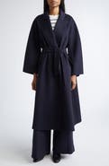 Max Mara Cesto Virgin Wool Longline Coat